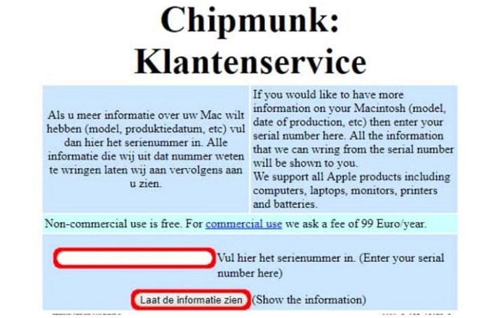 chipmunk service