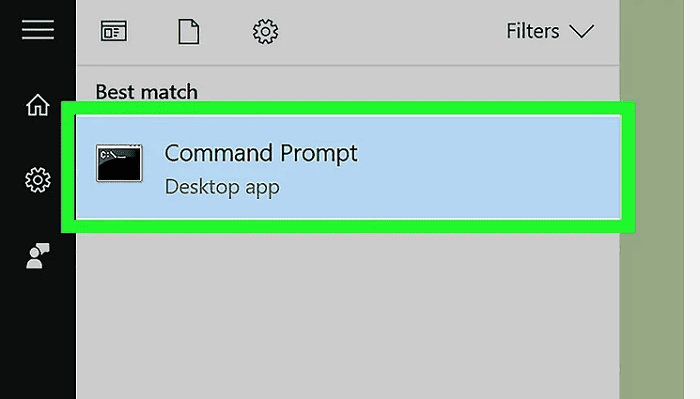 select command prompt