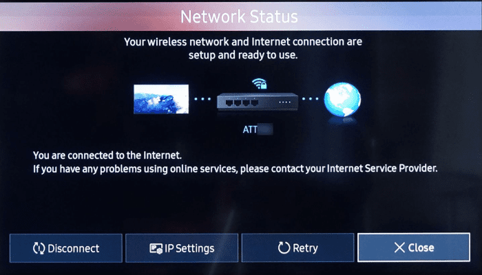 connecting your tv to a different wi-fi network