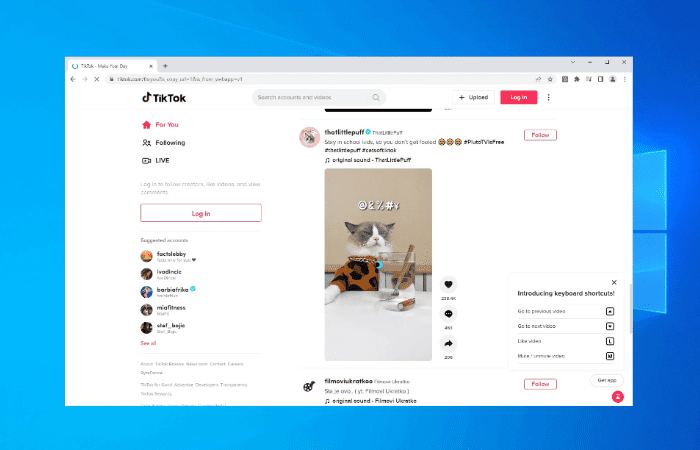 tiktok from your browser