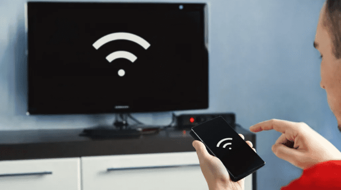 connect hotspot to tv