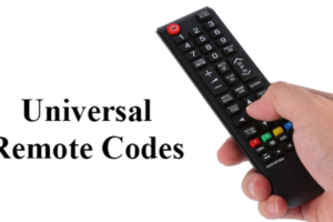 universal remote codes for tv