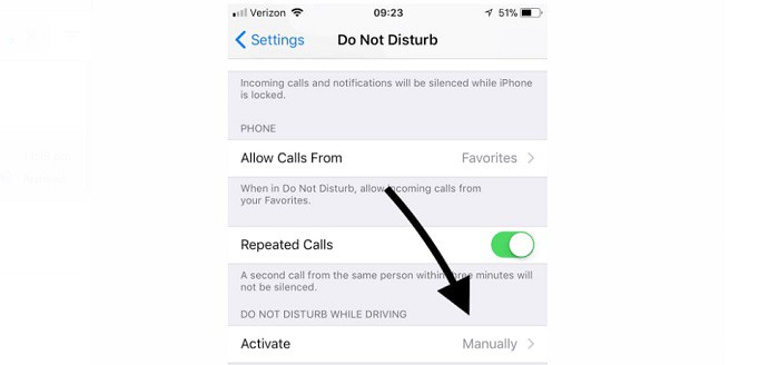 Do not disturb While Driving on Android