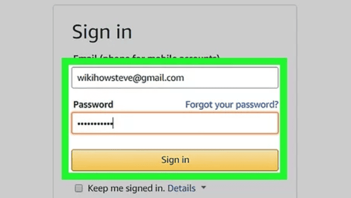click on forget password